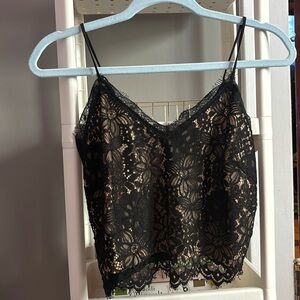 Lace Black Tank Size Small Never Worn!